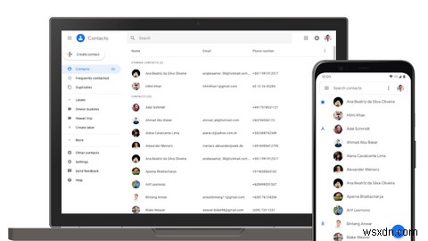 Gmailで連絡先を追加および削除する方法 