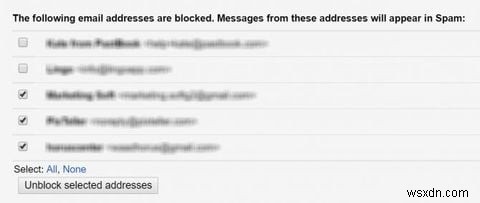 Gmailで連絡先をブロックおよびブロック解除する方法 