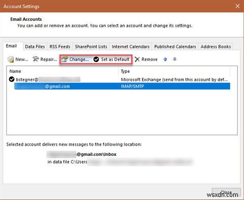 MicrosoftOutlookでGmailを設定する方法 