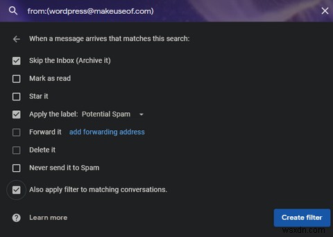 Gmailでスパムメールを停止する方法 
