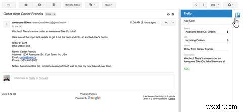 新しいGmailでTrelloを使用する方法 