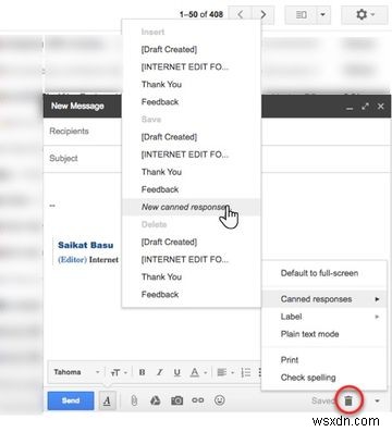 Gmailで署名として定型応答を使用する方法 