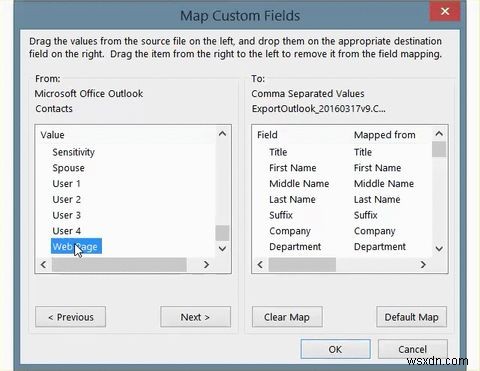 Outlookの連絡先をどこにでもエクスポートする方法 