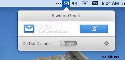 Kiwiは基本的にMac用のGmailです 