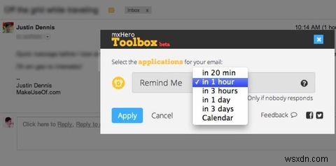 Gmailに必要な唯一のChrome拡張機能：mxHero Toolbox 