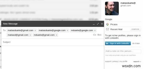 Gmailで誰かの実際のメールアドレスを見つける方法 
