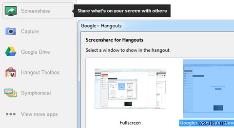 GmailまたはChrome用のScreenleapを使用している人と画面を共有する 