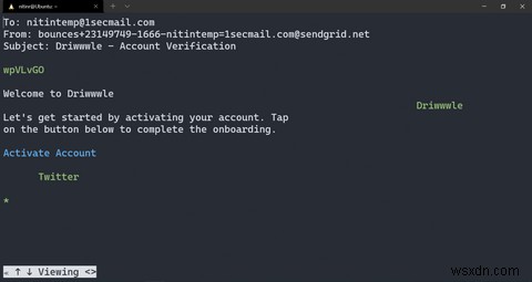 Linuxターミナルを使用して一時的な電子メールアドレスを生成する方法 