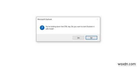 Outlookをセーフモードで起動する方法 