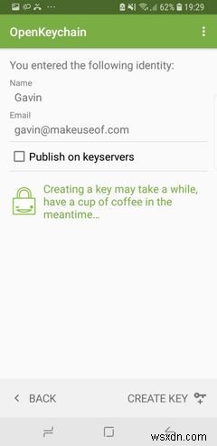 OpenKeychainを使用してAndroidで暗号化された電子メールを送信する方法 