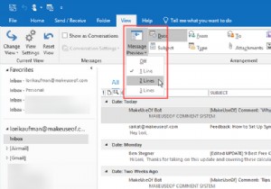 めったに使用されないMicrosoftOutlookの10の隠された機能 