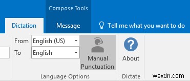 MicrosoftOutlookで電子メールを口述する方法 