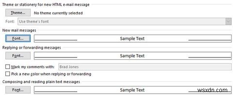 MicrosoftOutlookで電子メールのフォントとフォーマットを編集する方法 