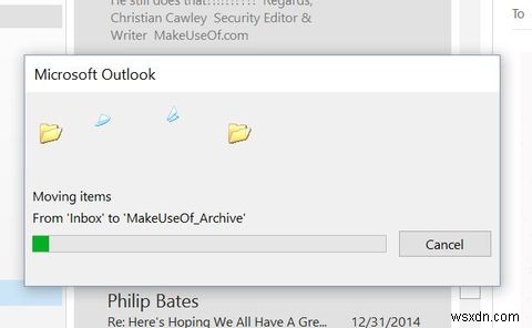 MicrosoftOutlookの電子メールのバックアップが簡単になりました 