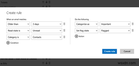 Outlook.comは、高度なルール、元に戻す機能、インライン返信などを取得します 