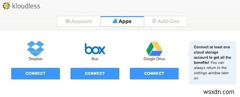 Kloudless：Gmail、Dropbox、Googleドライブなどのファイルへの双方向アクセス 