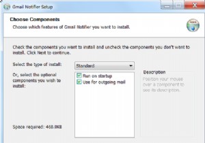 Gmail Notifierでシステムトレイに新着Gmailを通知する方法