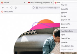 Firefoxを使用してデバイス間でタブを送信する方法 