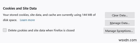 MozillaFirefoxでキャッシュをクリアする方法 