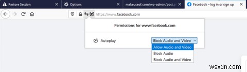 Firefoxで自動再生をブロックまたは許可する方法 