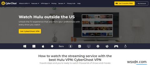 米国外でHuluを視聴できますか？ Huluをストリーミングするための最高のVPN 