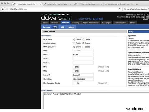 DD-WRTを使用して独自のVPNサーバーをセットアップする方法 