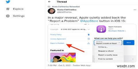 AppleがAppStoreの詐欺に新しいレポートの問題ボタンで取り組む 