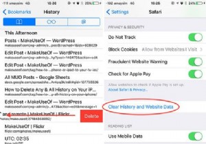 iPhoneのすべての履歴を削除する方法 