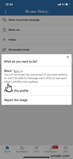 LinkedInで誰かをブロックする方法 