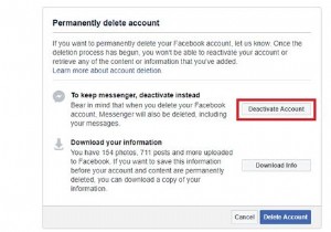Facebookの非アクティブ化または削除がプライバシーにとって本当に意味すること 