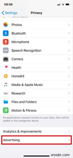 iPhoneおよびiOSブラウザで広告追跡を無効にする方法 