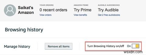 Amazonのショッピング履歴を編集する方法 