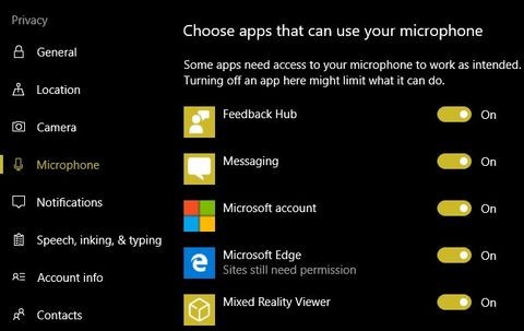 MicrosoftEdgeがWebカメラやマイクをスパイするのを防ぐ方法 