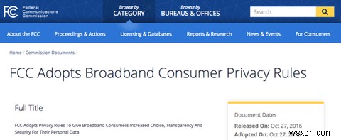 FCCの新しいISP規制はあなたのプライバシーを保護しますか？ 