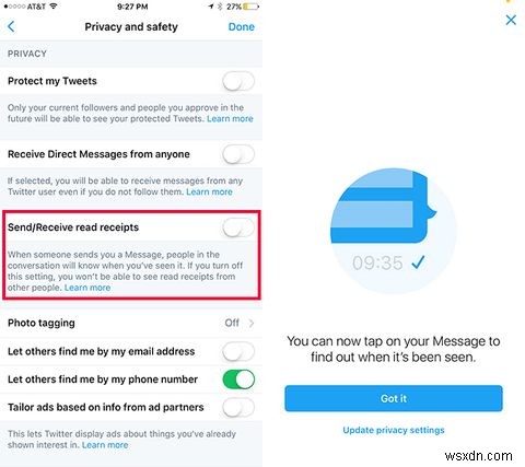 Twitterダイレクトメッセージの開封確認をオプトアウトする方法 