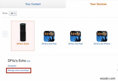 AmazonEchoで過去のリクエストをすべて削除する方法 