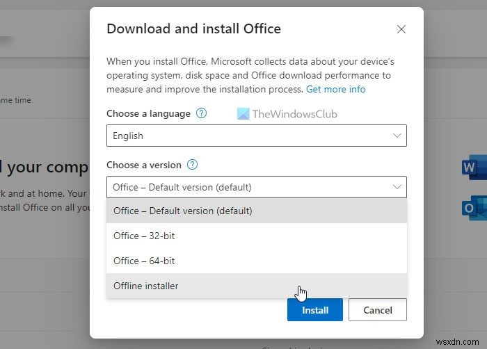 Microsoft Word、Excel、PowerPoint forWindows11/10をダウンロードする場所 