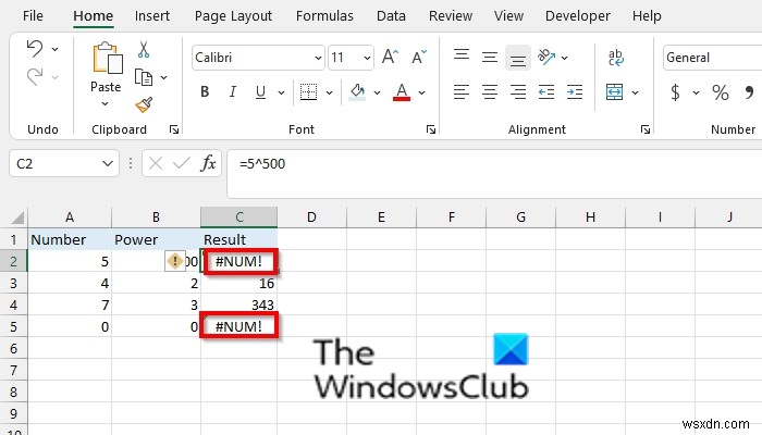 Excelで#NUMエラーを削除する方法 