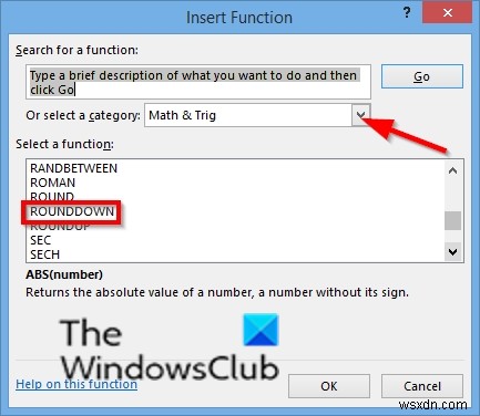 ExcelでROUNDDOWN関数を使用する方法 