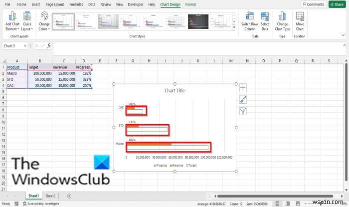 Excelで棒グラフまたは円グラフを作成する方法 