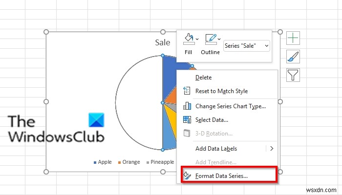 Excelでハーフ円グラフを作成する方法 