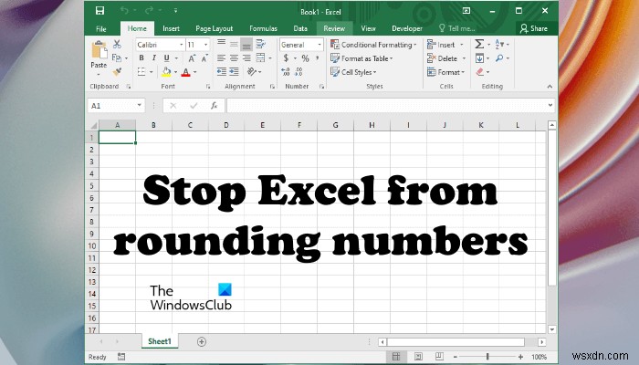 Excelが数値を丸めないようにする方法 
