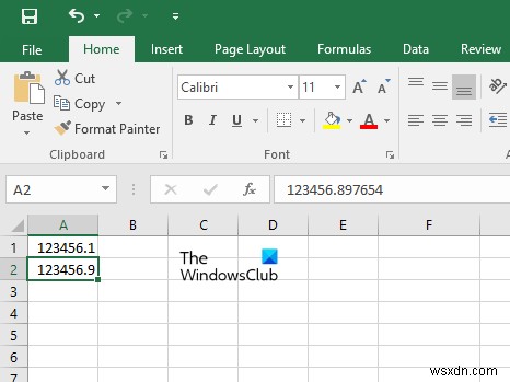 Excelが数値を丸めないようにする方法 