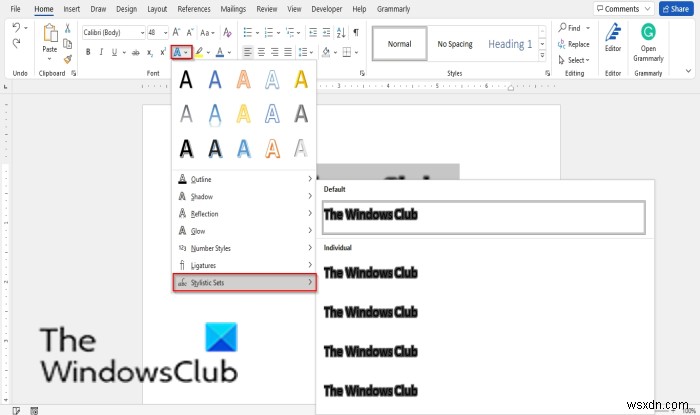 MicrosoftWordでフォントをぼやけさせる方法 