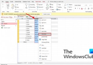 Microsoft Accessでフィールドとルーラーを非表示・再表示する方法