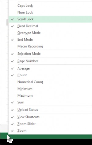 MicrosoftExcelで矢印キーが機能しない 