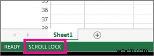 MicrosoftExcelで矢印キーが機能しない 