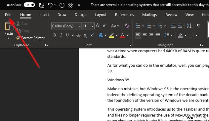 WordおよびExcelOfficeプログラムに[開発者]タブを追加する方法 