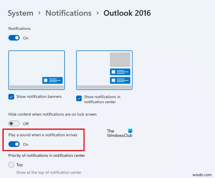 Outlookで電子メール通知音が機能しない 