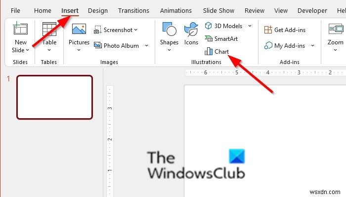 PowerPointでサンバーストチャートを作成する方法 